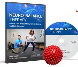 Neuro-Balance Therapy program digital guide and spike ball for balance and stability